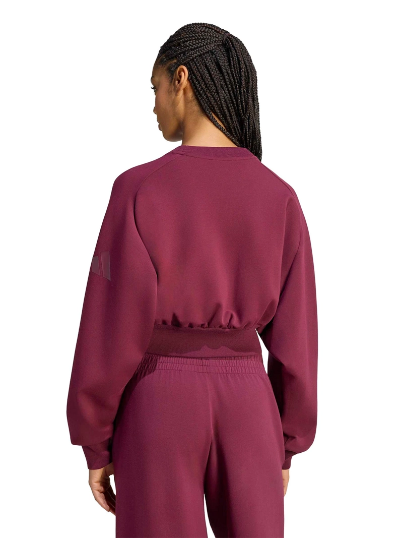 POLERÓN MUJER ADIDAS ALL SZN SOFT LUX BURDEO - 2