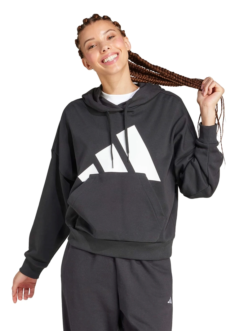 POLERON MUJER ADIDAS ALGODÓN CANGURO - 1