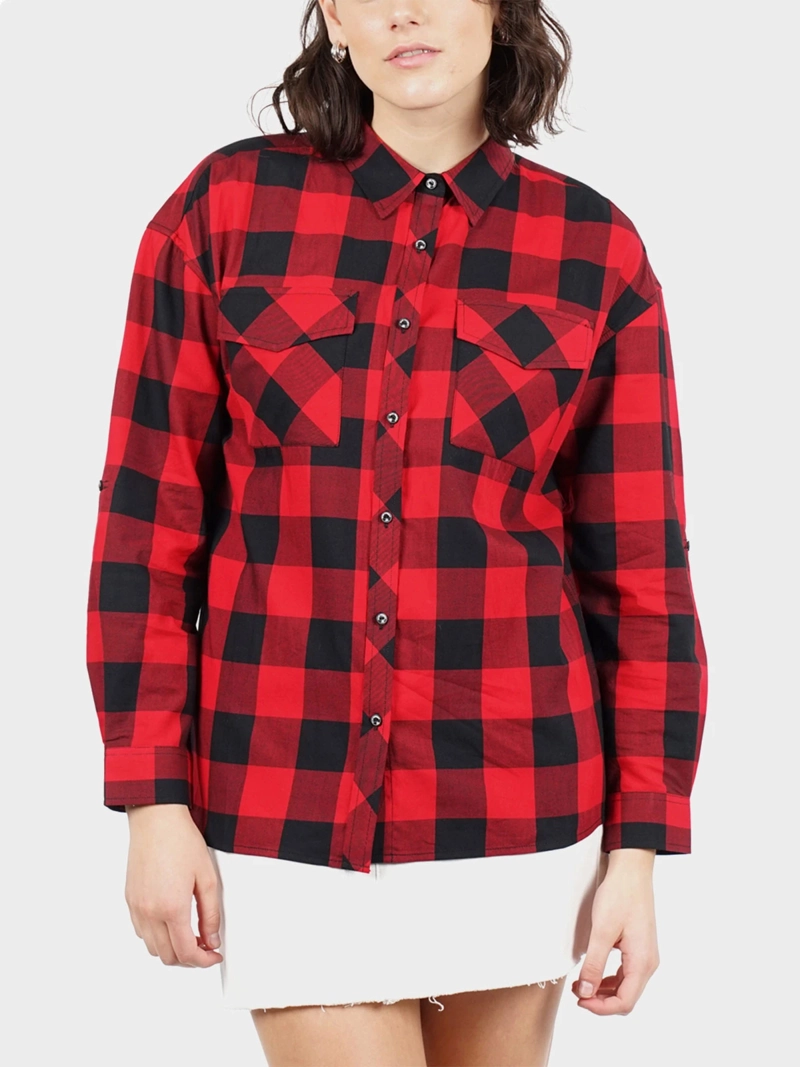 BLUSA MUJER ELLUS MANGA LARGA ALGODÓN - 1