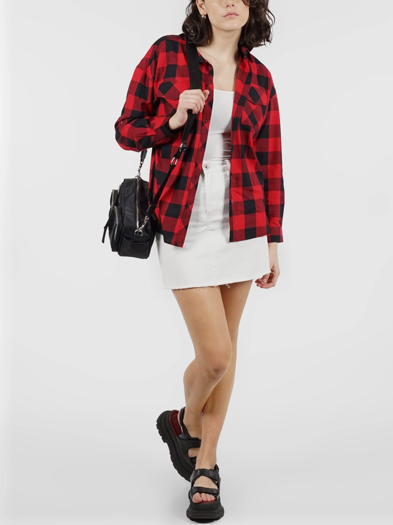BLUSA MUJER ELLUS MANGA LARGA ALGODÓN - 4