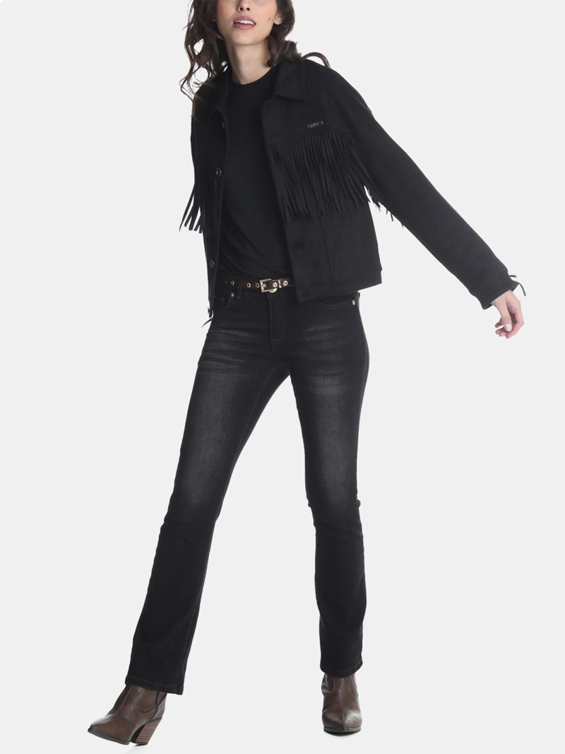 CHAQUETA MUJER ELLUS CORTA PU - 4