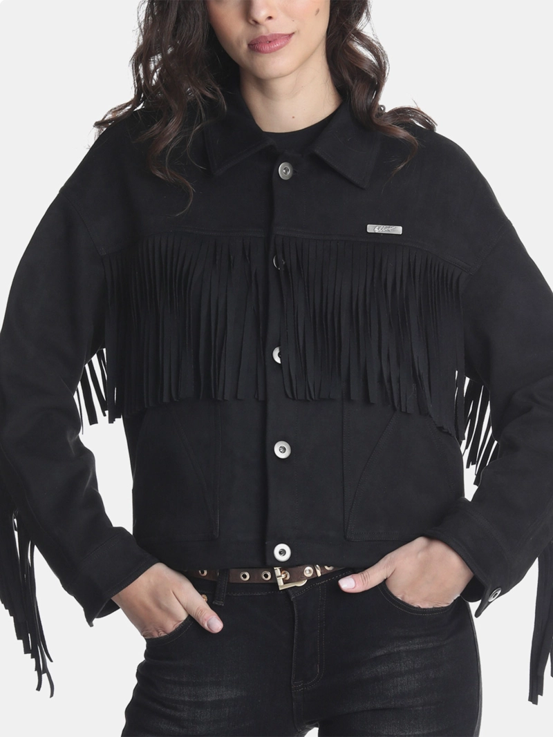 CHAQUETA MUJER ELLUS CORTA PU