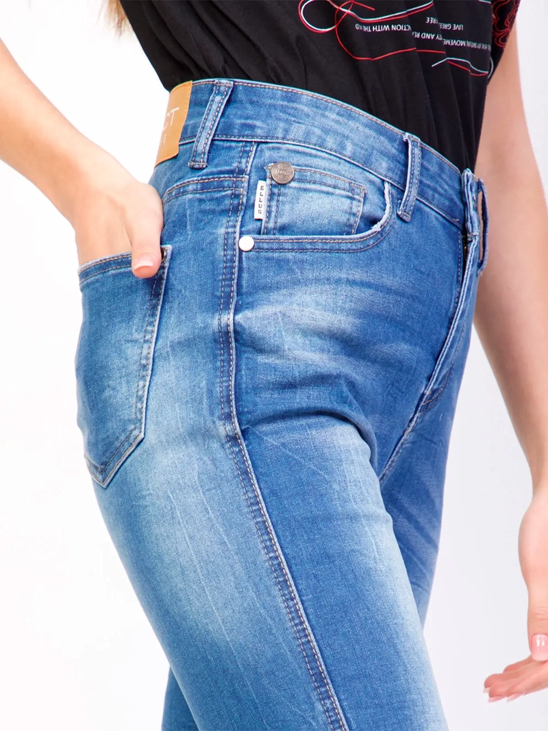 JEANS MUJER ELLUS ALGODÓN  - 4