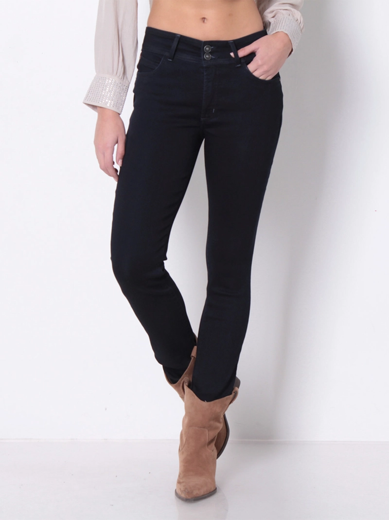 JEANS MUJER WADO'S SLIM FIT PRETINA MEDIA 1 BOTONES - 3