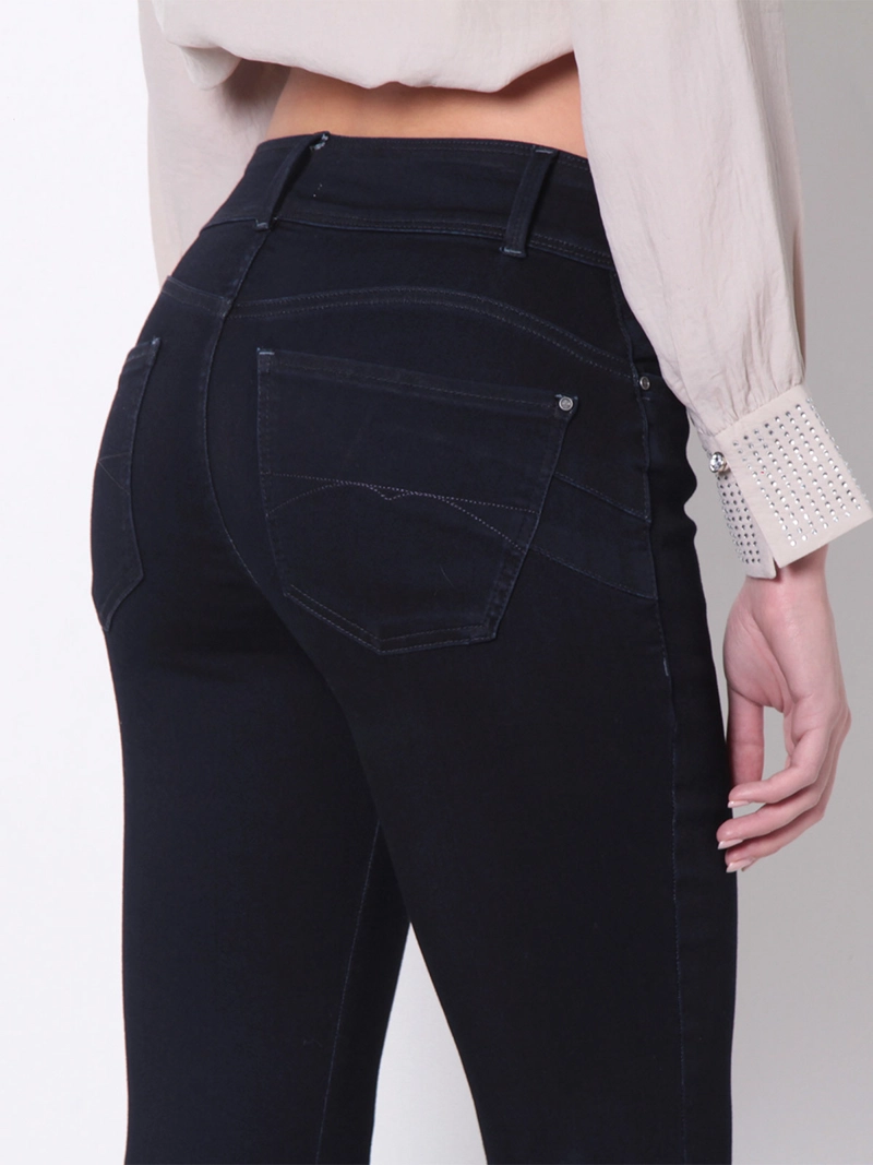 JEANS MUJER WADO'S SLIM FIT PRETINA MEDIA 1 BOTONES - 5
