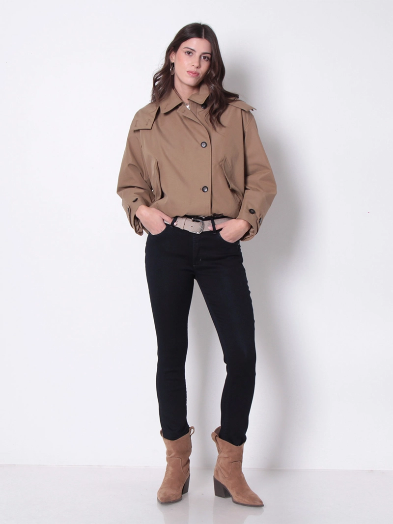 JEANS MUJER WADO'S SLIM FIT PRETINA MEDIA 1 BOTONES - 1