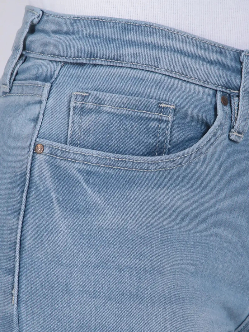 JEANS MUJER WADO'S RECTO TIRO MEDIO PRETINA BÁSICA 1 BOTÓN - 7