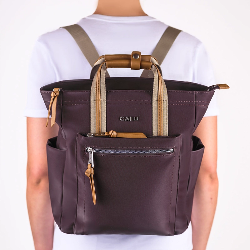MOCHILA CALU CAROLINE MORADO - 6