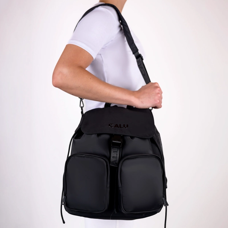 MOCHILA CALU AURA NEGRO - 8