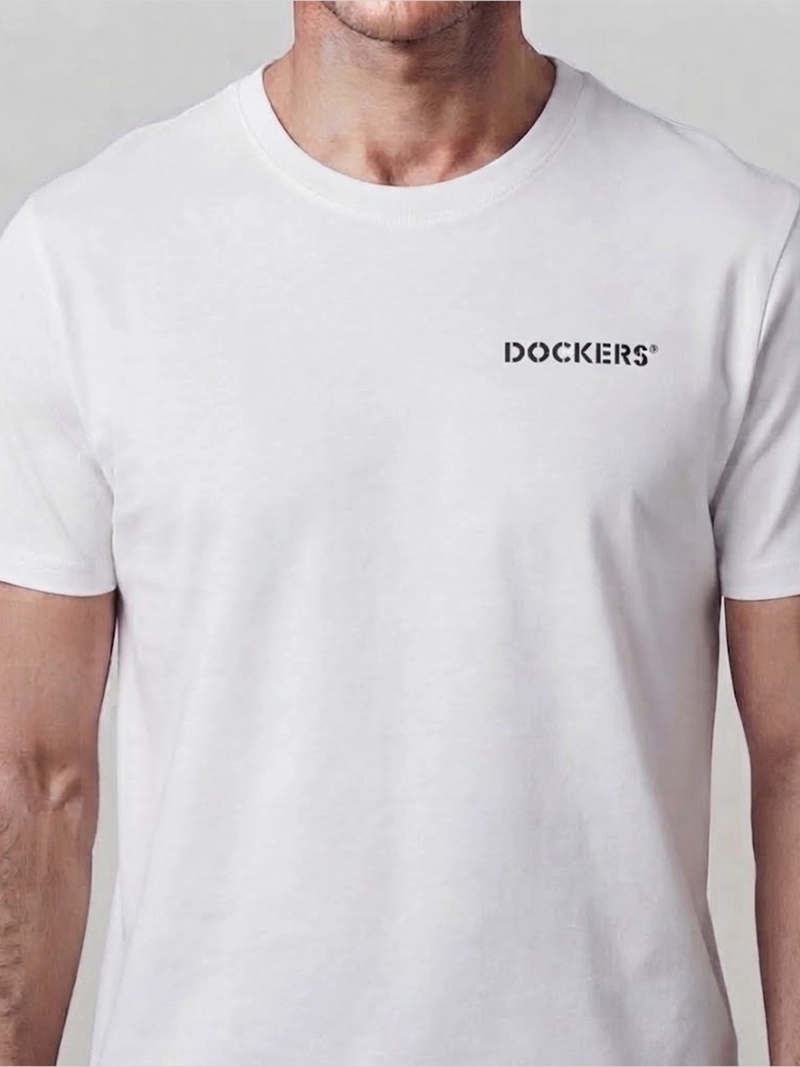 POLERA HOMBRE DOCKERS ALGODÓN MANGA CORTA - 4