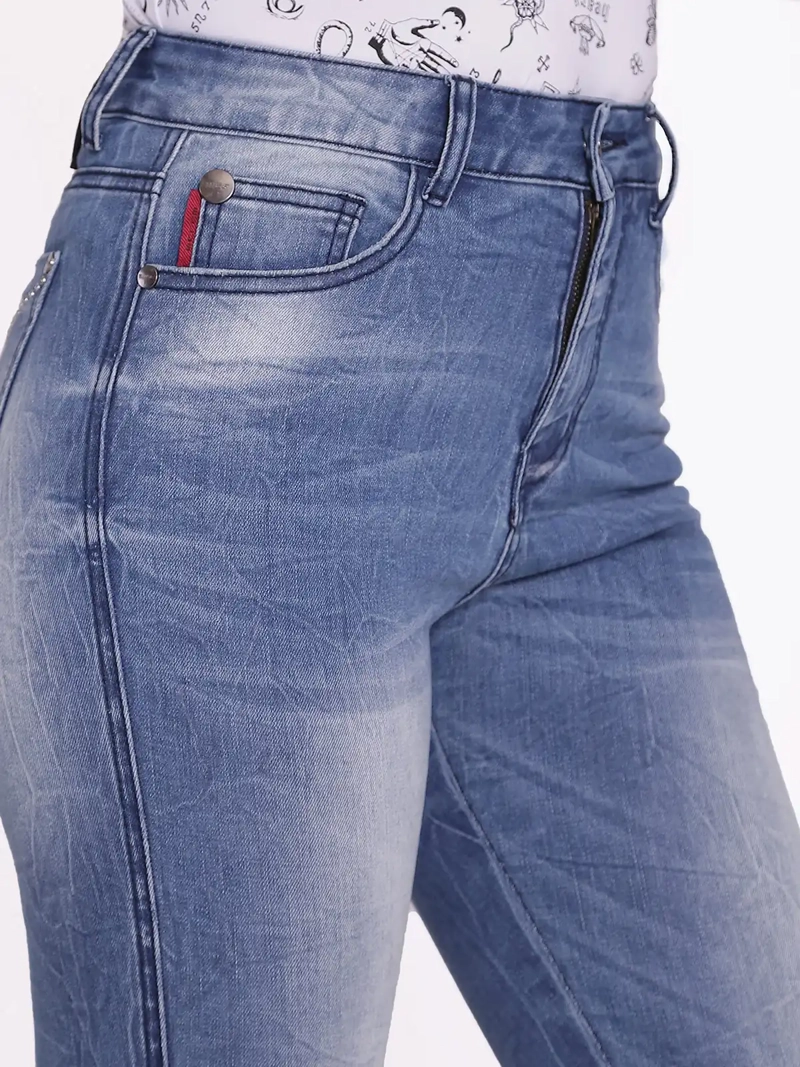JEANS MUJER ELLUS ALGODÓN  - 4