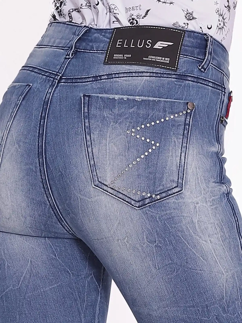 JEANS MUJER ELLUS ALGODÓN  - 5