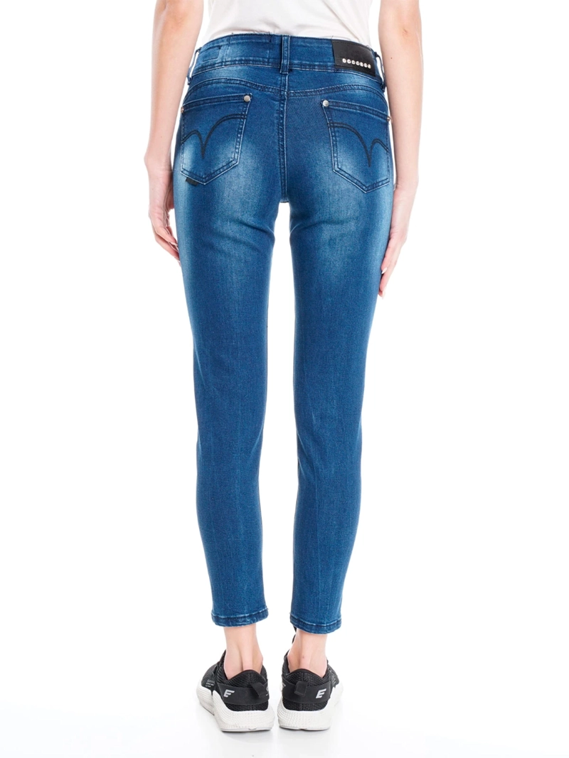 JEANS MUJER ELLUS ALGODÓN SKINNY - 4