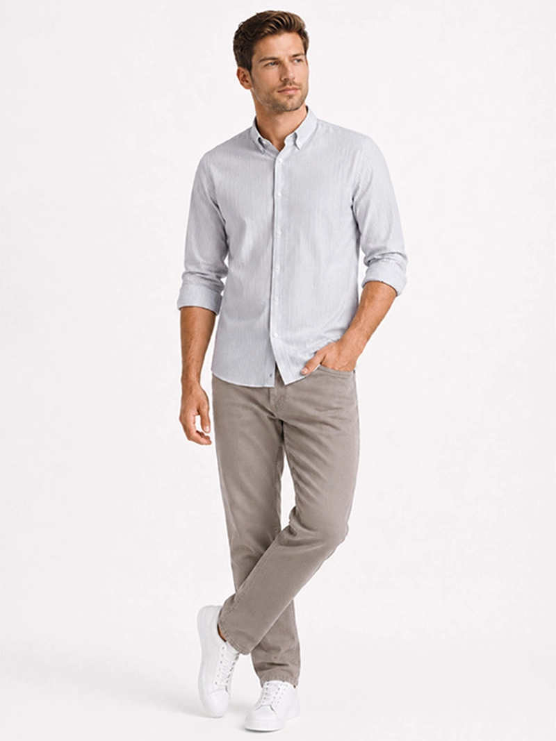 CAMISA HOMBRE ARROW ALGODÓN MANGA LARGA RAYAS - 7