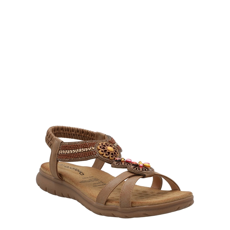 SANDALIAS MUJER AZALEIA CAFÉ MARBELLA - 2