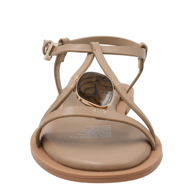 SANDALIAS MUJER AZALEIA TAUPE CELESTE - 4