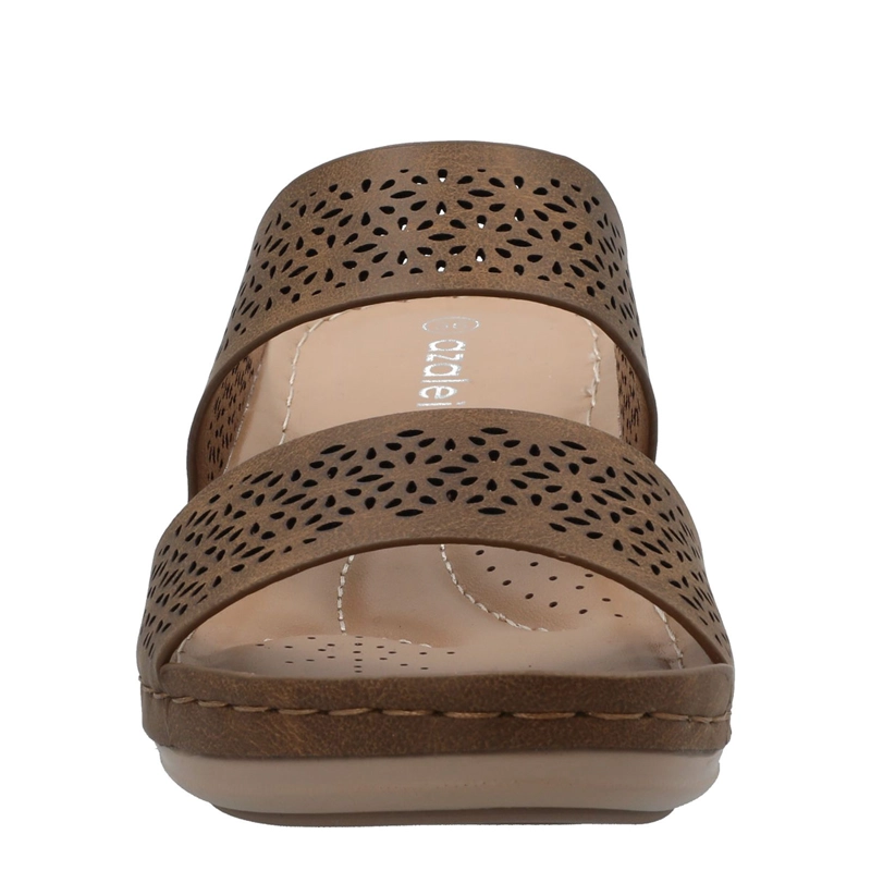 SANDALIAS MUJER AZALEIA CAFÉ ANYA - 4