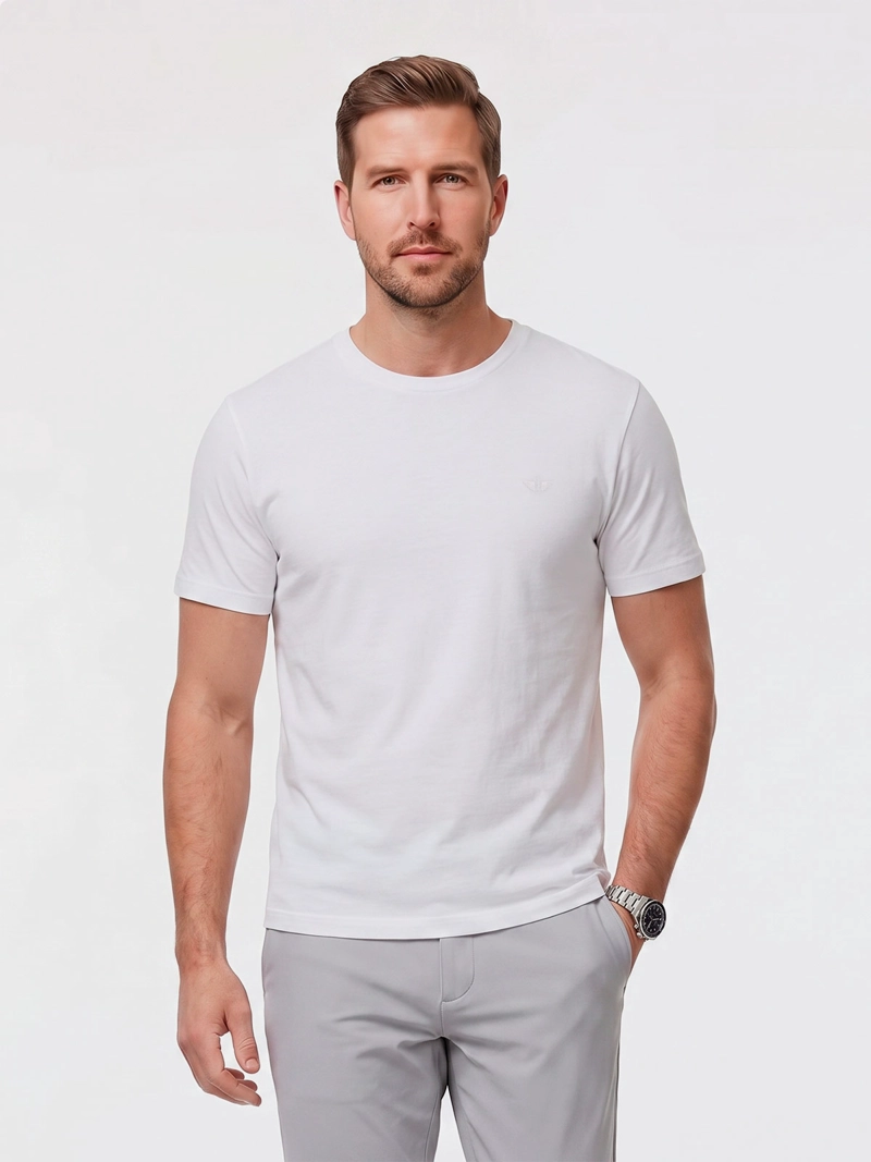 POLERA HOMBRE DOCKERS ALGODÓN MANGA CORTA