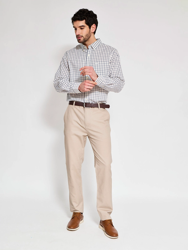 CAMISA HOMBRE DOCKERS REGULAR FIT MANGA LARGA SIGNATURE STAIN - 4