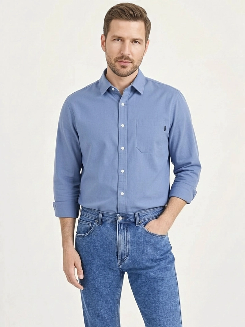 CAMISA HOMBRE DOCKERS MANGA LARGA REGULAR FIT ULTIMATE