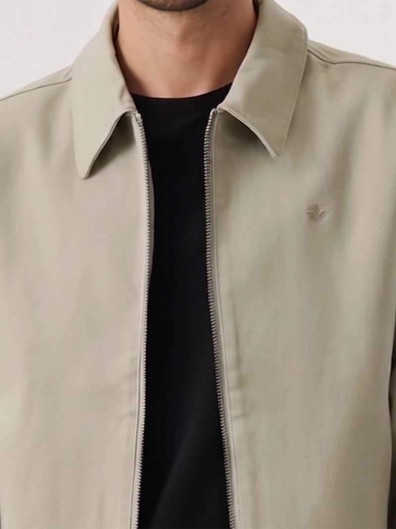 CHAQUETA HOMBRE DOCKERS REGULAR FIT CUELLO CAMISERO ALGODÓN - 4
