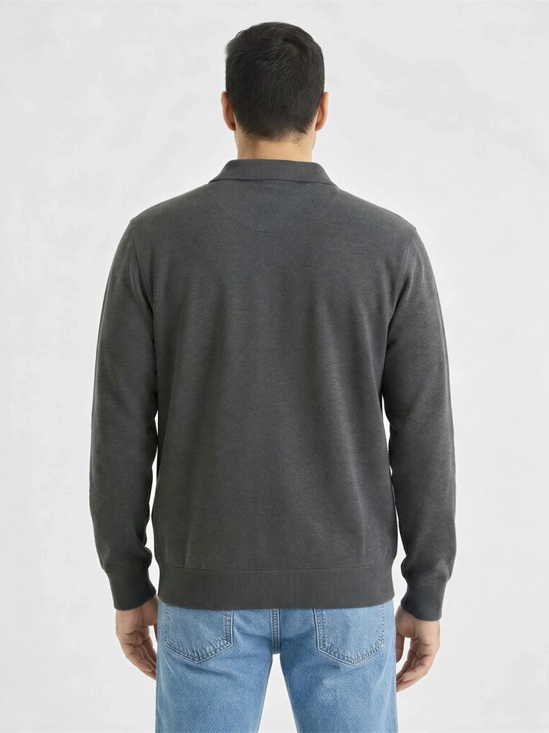 SWEATER HOMBRE DOCKERS CUELLO CAMISA ZIPPER - 2