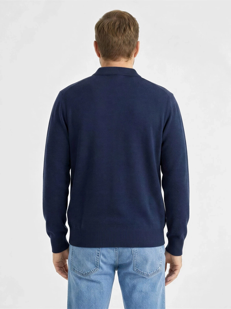 SWEATER HOMBRE DOCKERS CUELLO CAMISA ZIPPER - 2