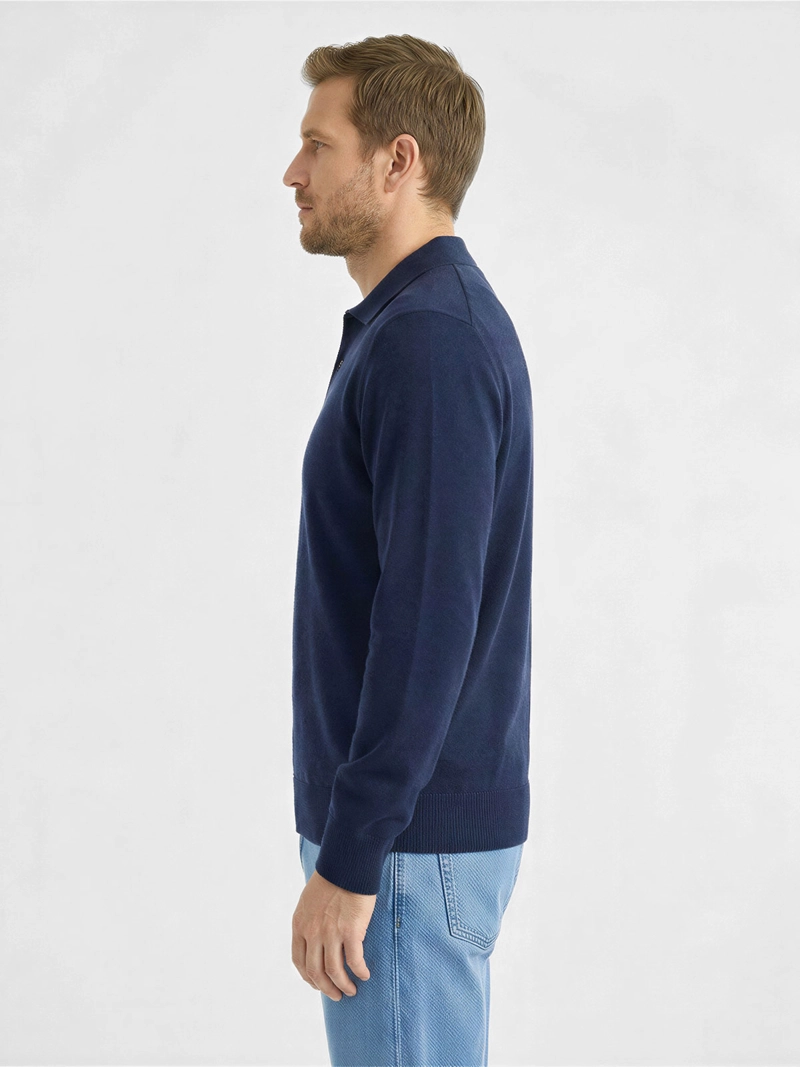 SWEATER HOMBRE DOCKERS CUELLO CAMISA ZIPPER - 3
