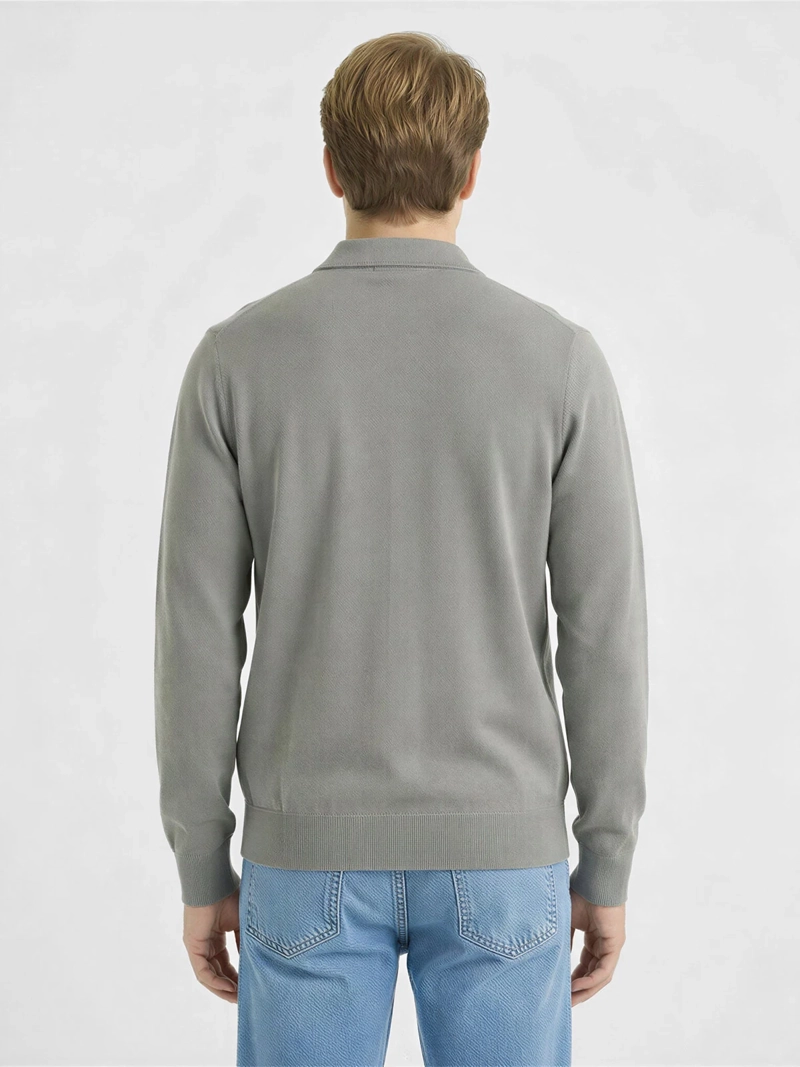SWEATER HOMBRE DOCKERS CUELLO CAMISA ZIPPER - 2