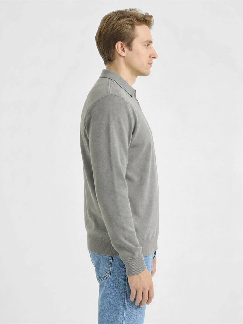 SWEATER HOMBRE DOCKERS CUELLO CAMISA ZIPPER - 3