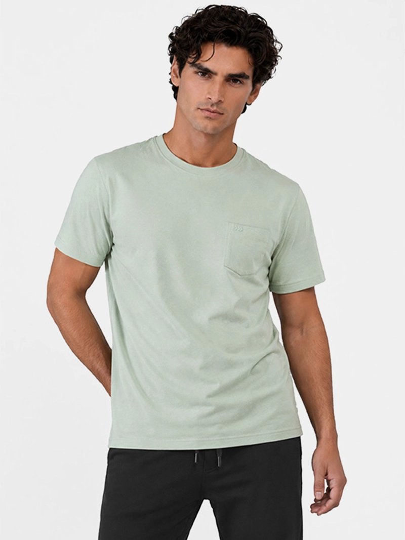 POLERA HOMBRE ARROW ALGODÓN MANGA CORTA LISA