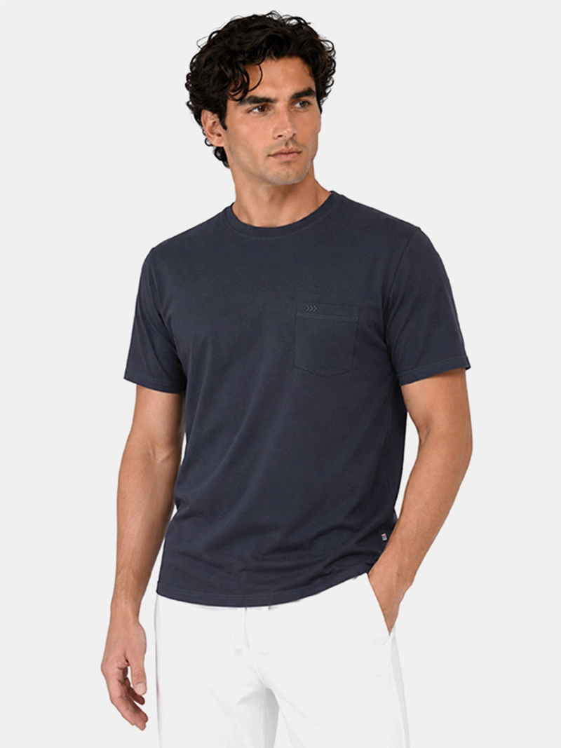 POLERA HOMBRE ARROW ALGODÓN MANGA CORTA LISA - 1