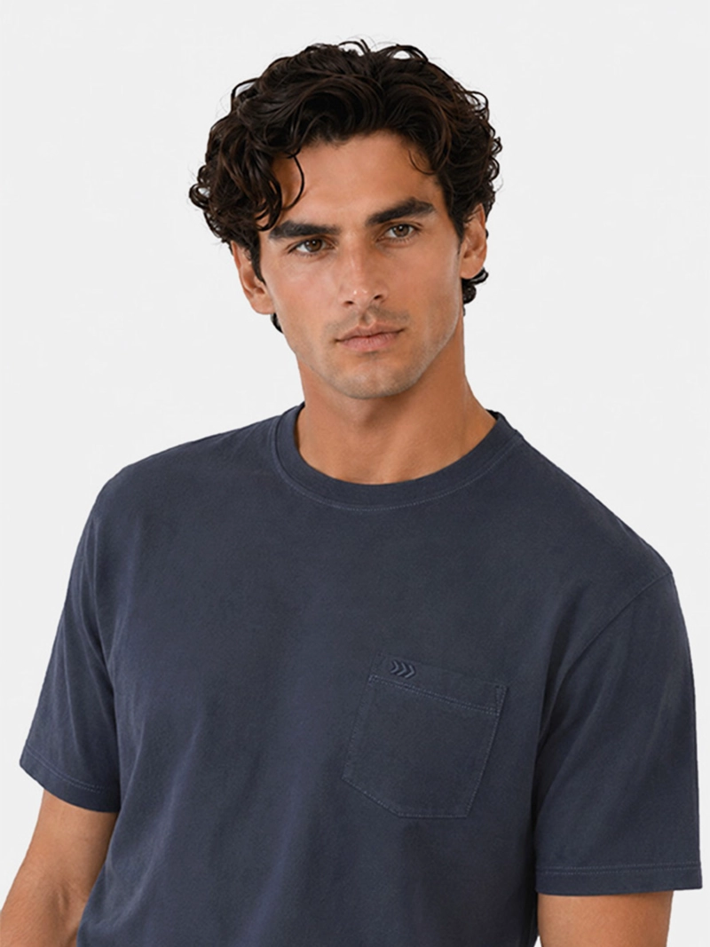 POLERA HOMBRE ARROW ALGODÓN MANGA CORTA LISA - 3