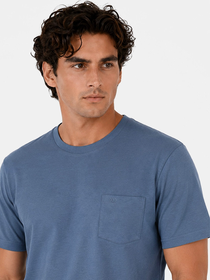 POLERA HOMBRE ARROW ALGODÓN MANGA CORTA LISA - 3