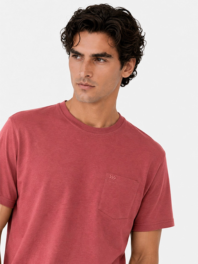 POLERA HOMBRE ARROW ALGODÓN MANGA CORTA LISA - 3