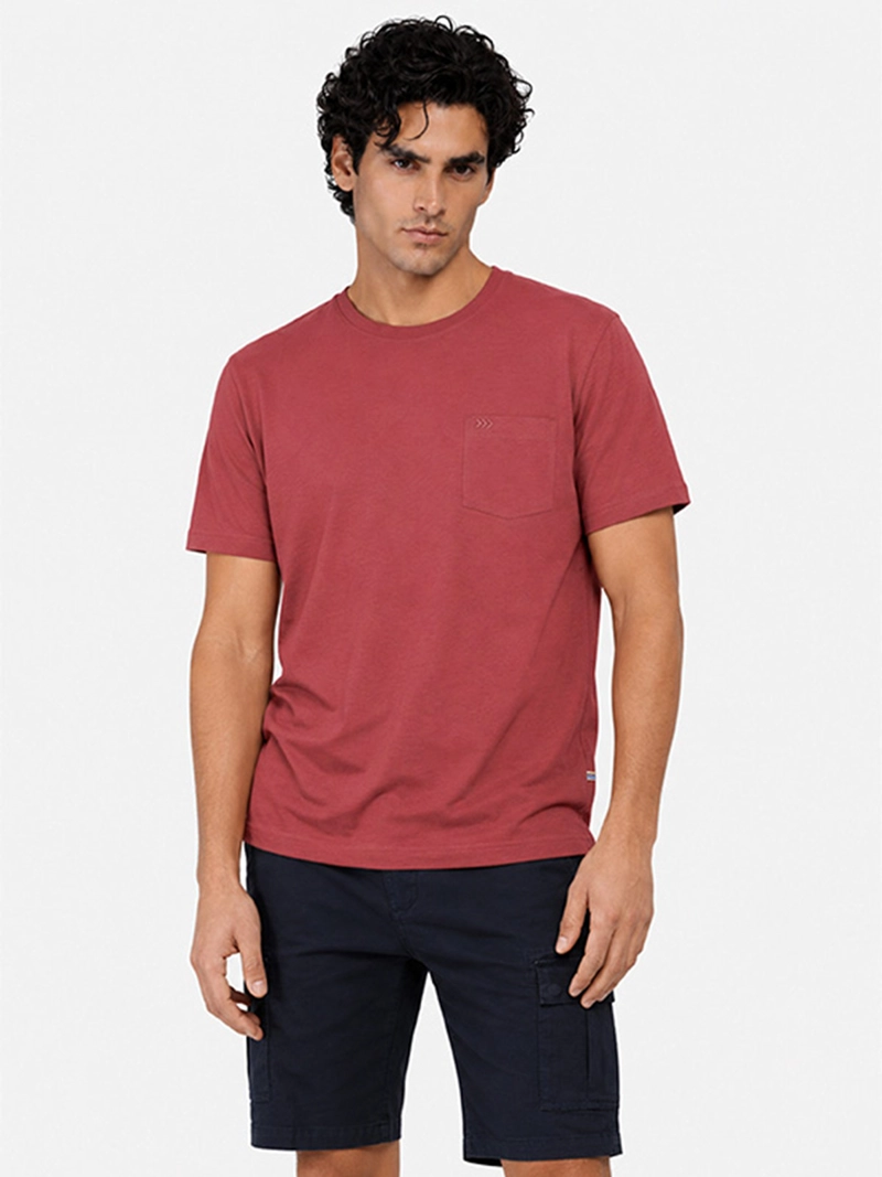POLERA HOMBRE ARROW ALGODÓN MANGA CORTA LISA