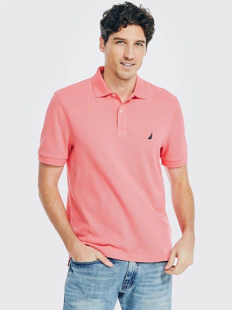 POLERA HOMBRE NAUTICA CUELLO PIQUE