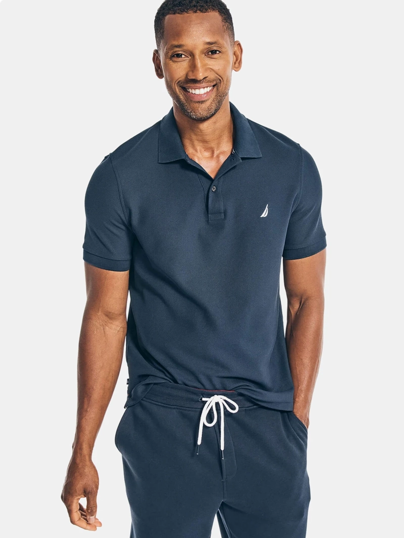 POLERA HOMBRE NAUTICA CUELLO PIQUE