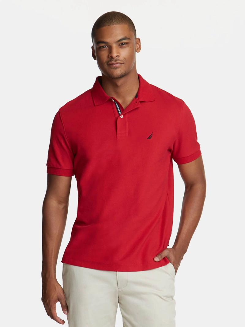 POLERA HOMBRE NAUTICA CUELLO PIQUE