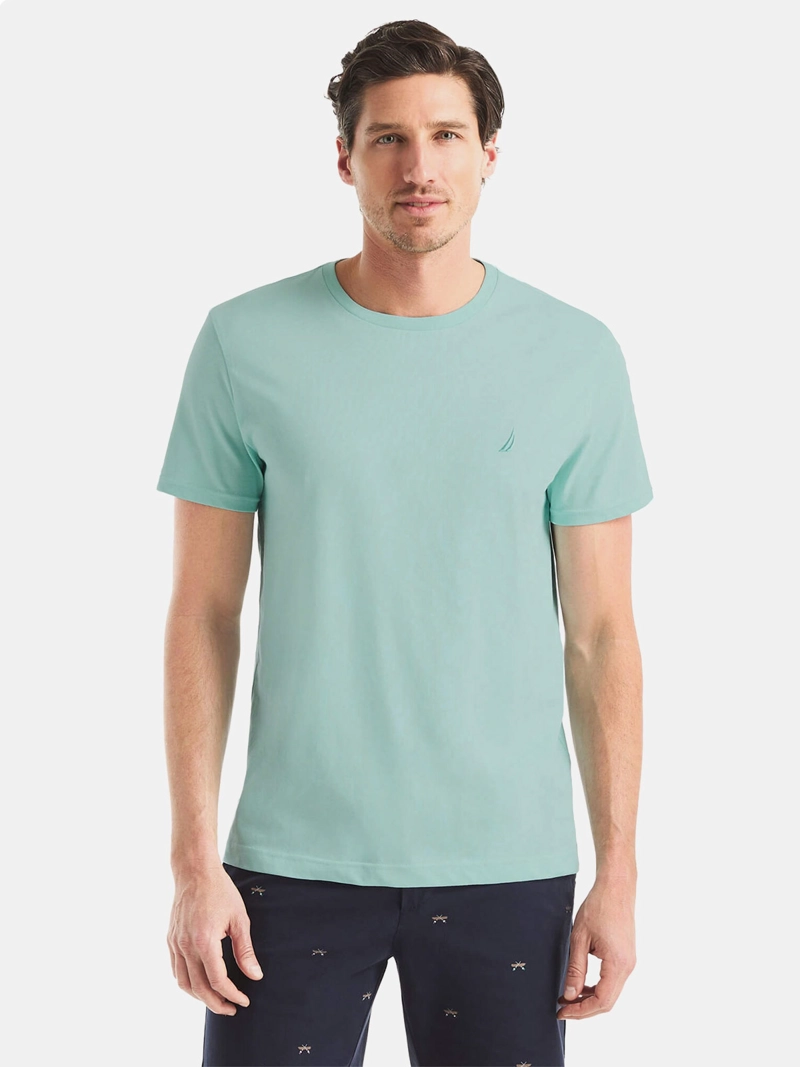 POLERA HOMBRE NAUTICA ALGODÓN MANGA CORTA - 1