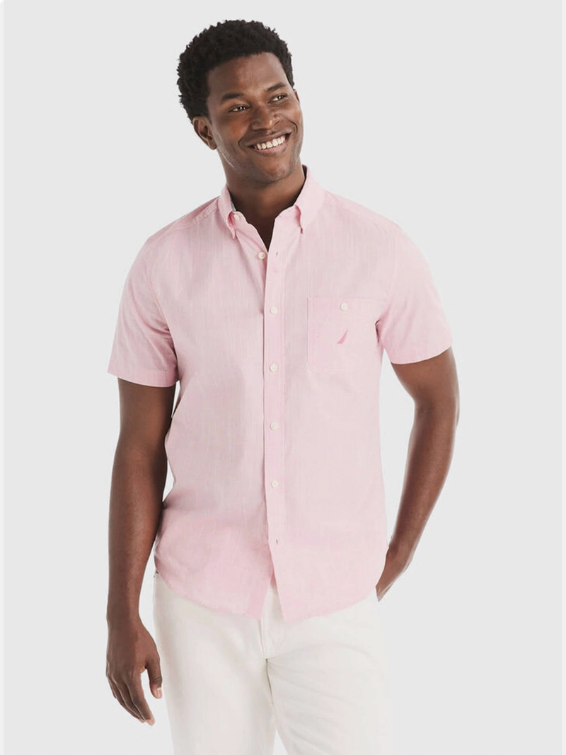 CAMISA HOMBRE NAUTICA ALGODÓN MANGA CORTA - 1