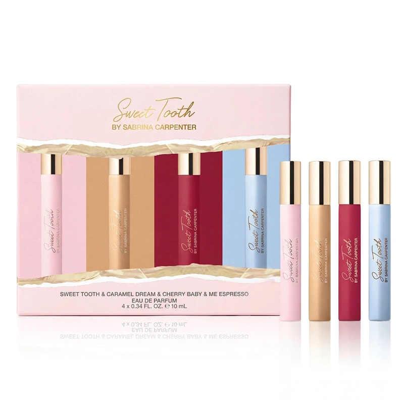 SET PERFUME MUJER SABRINA CARPENTER 4 TRAVEL SIZE EDP 10ML+10ML+10ML+10ML - 3