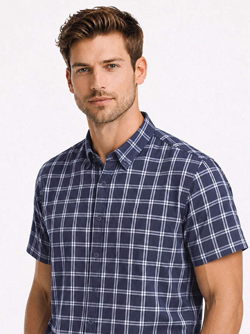 CAMISA HOMBRE ARROW ALGODÓN MANGA CORTA CUADROS - 3