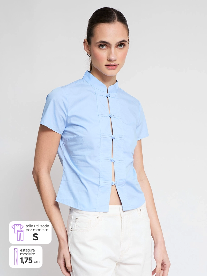 BLUSA MUJER INDEX ALGODÓN SIN MANGAS
