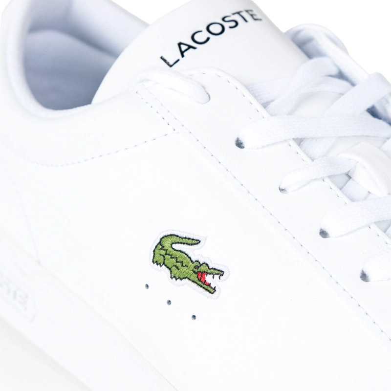 ZAPATILLAS HOMBRE LACOSTE CASUALES BLANCO COURT BASE CUERO - 5