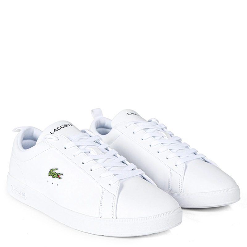 ZAPATILLAS HOMBRE LACOSTE CASUALES BLANCO COURT BASE CUERO - 2