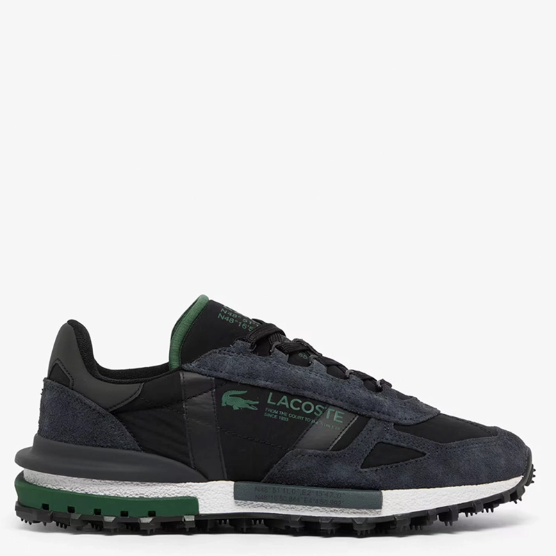 ZAPATILLAS HOMBRE LACOSTE CASUALES NEGRO ELITE ACTIVE  - 1