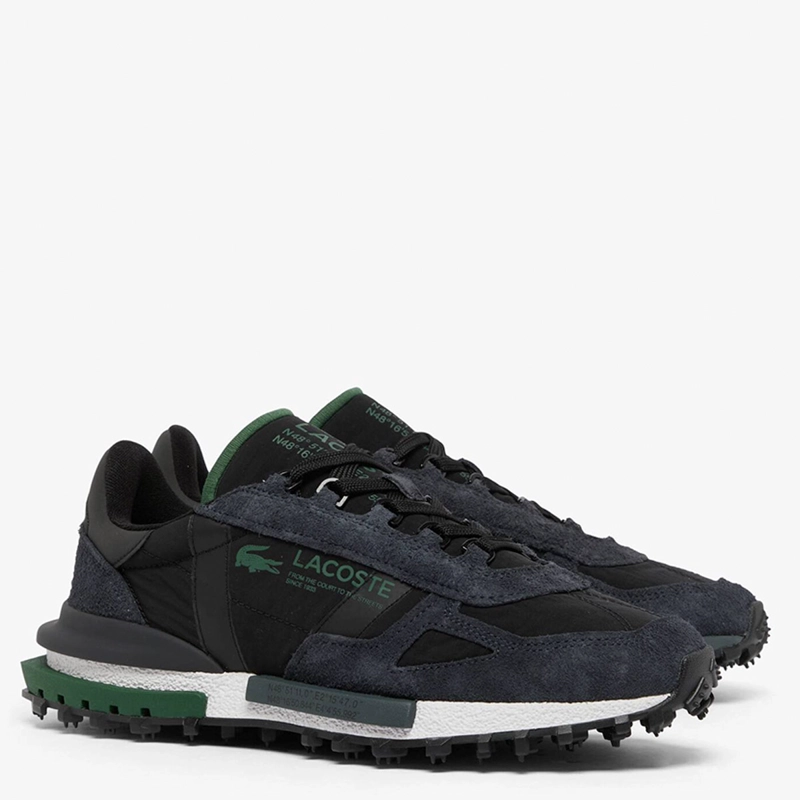 ZAPATILLAS HOMBRE LACOSTE CASUALES NEGRO ELITE ACTIVE  - 2