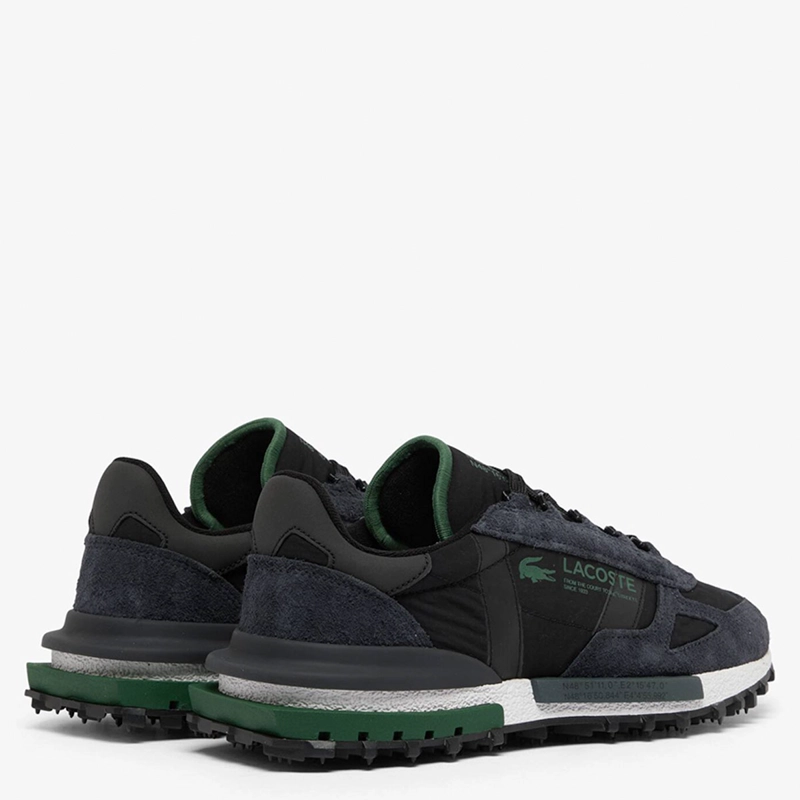 ZAPATILLAS HOMBRE LACOSTE CASUALES NEGRO ELITE ACTIVE  - 3