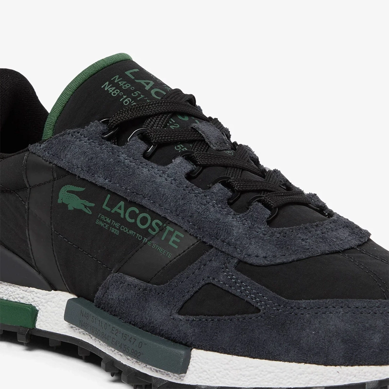 ZAPATILLAS HOMBRE LACOSTE CASUALES NEGRO ELITE ACTIVE  - 6